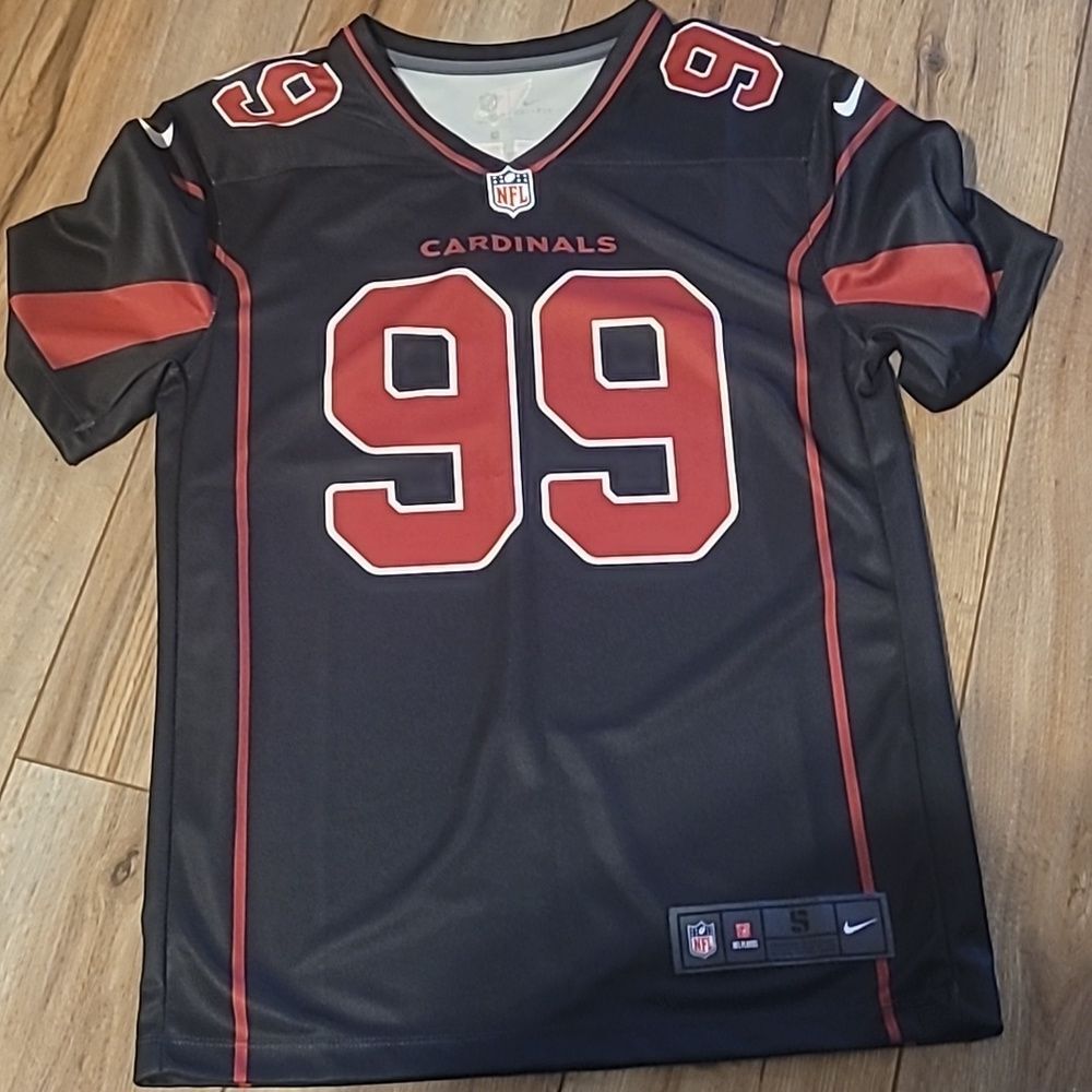Nike NFL J.J. Watt Arizona Cardinals Black On Field Jersey Men’s Size S Dri-Fit